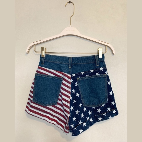 American Apparel High Waisted Denim Shorts 🇺🇸 - Picture 4 of 5